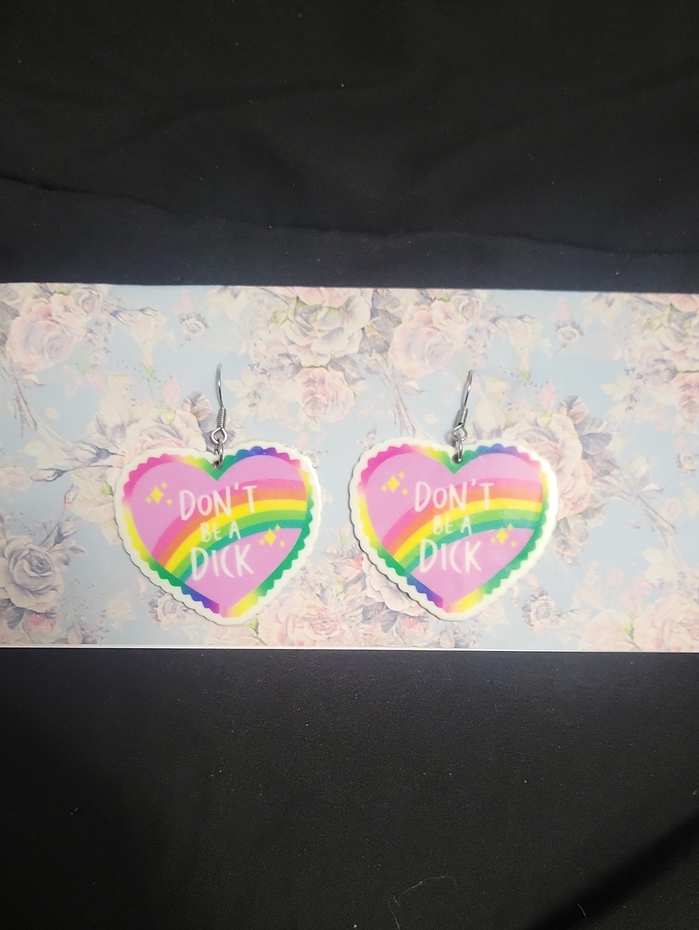 2/$7**"Dont Be A Dick" Earrings